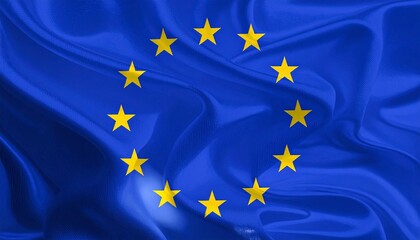 European Union Flag Waving