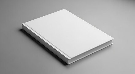 Blank Book Mockup - Minimalist Design.