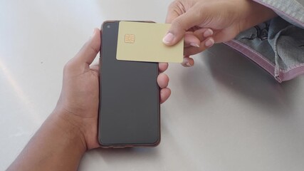 Using a mobile device for contactless payment method - Powered by Adobe