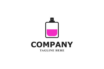 modern minimalist perfume logo design