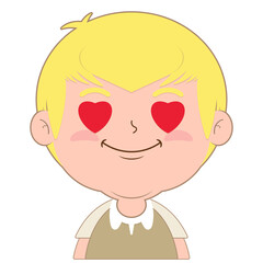 boy love face cartoon cute