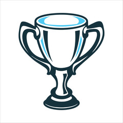 Simple Trophy Cup Vector Award Icon Trophy Simple Cup Minimalist award outline