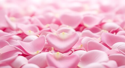 Obraz premium Soft Pink Rose Petals Background for Romance Wedding or Valentine s Day