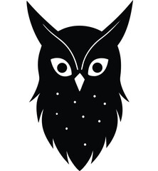 owl in the form of a heart