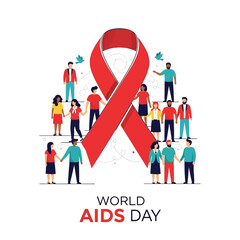 World AIDS Day Awareness Graphic