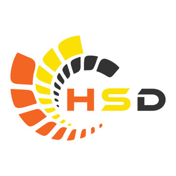 HSD letter design. HSD letter technology logo design. HSD Monogram logo design for an entrepreneur and business.