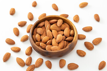 アーモンド　白バック