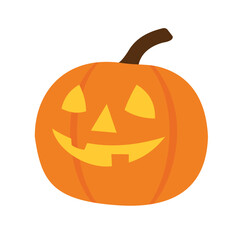 Spooky Halloween Jack O' Lantern Vector Illustration