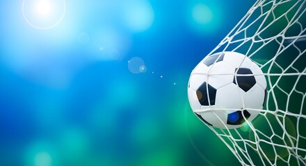 Blurry Blue Sports Background