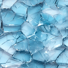 seamless abstract background of blue glass