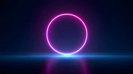 Obraz premium Vibrant blue Gradient Background Landscape Image 28