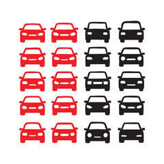 Stylized Illustration of a Red Character on White Background Simple Aesthetic