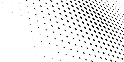 Dotted vector abstract background, light grey dots in perspective flow, dotty texture abstraction, big data technology image