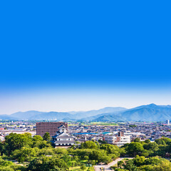 長浜 の 街 を 一望 する 【 滋賀県 長浜市 の パノラマビュー ・ 空撮 】