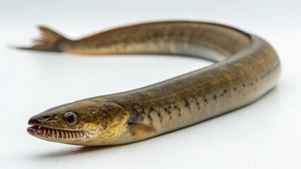 Naklejka premium Lamprey on studio background