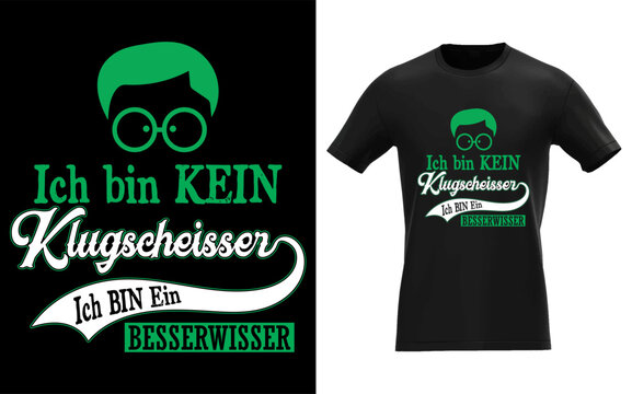 Naklejki ICH BIN KEIN KLUGSCHEISSER ICH BIN EIN BESSERWISSER