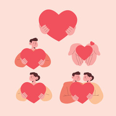 Hearts in Hands A Symbol of Love and Affection