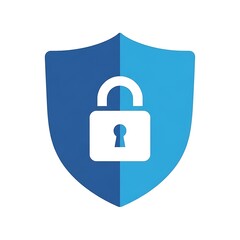 Ensure your data is safe with this modern security shield icon, symbolizing protection and peace of mind online