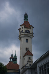 Coastal tourist city near the sea