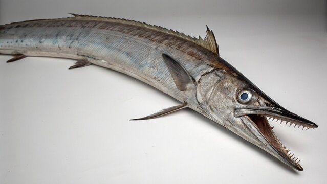 Lancetfish on studio background