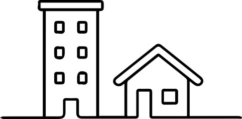 Minimalist One Line Modern House