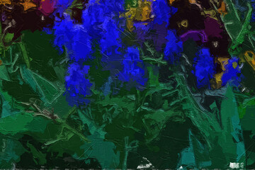 Various oil paintings, flowers, figures, sheep, squirrels, strawberries, chrysanthemums, lakes, swans