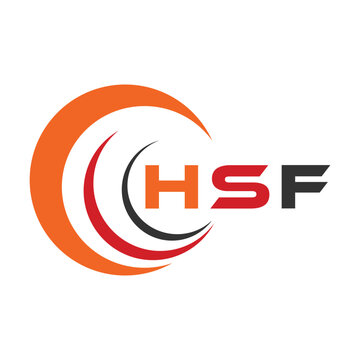 HSF letter design. HSF letter technology logo design. HSF Monogram logo design for an entrepreneur and business.
