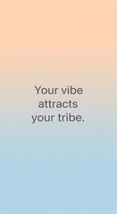 Inspiring quote about attracting like-minded individuals, ideal for social media posts, motivational campaigns, and uplifting content