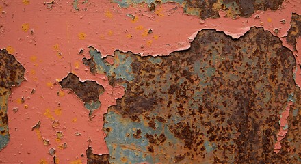 Fototapeta premium Rusty Metal Surface Texture.