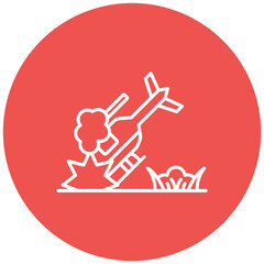 Fototapeta premium Crash Icon