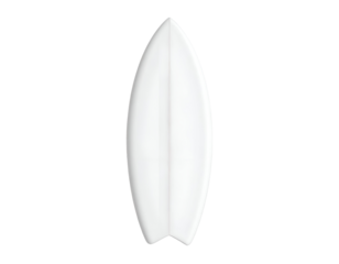 White Surfboard Illustration