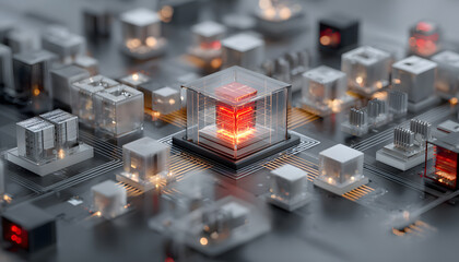 3D Image of a 'Web Application Firewall'