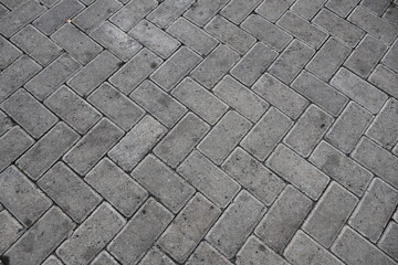 Paving blok texture top view