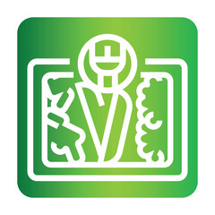 personalized meals black line icon for digital and print projects.  Minimal clean icons for apps and websites.