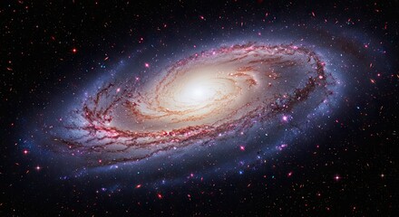 Fototapeta premium Mesmerizing Spiral Galaxy A Celestial Tapestry of Stars and Cosmic Dust