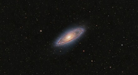 Naklejka premium Messier 82 A Stunning Spiral Galaxy in Ursa Major, Captured in Vivid Detail