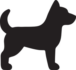 Playful illustration of a dog in vibrant colors