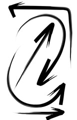 vector illustration of a pen