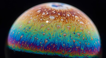 Colorful Iridescent Sphere