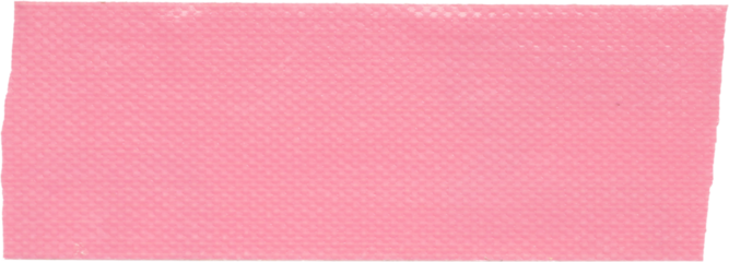 Pink adhesive sticky tape isolated on white background