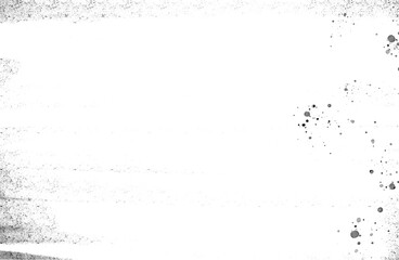 Grunge Frame with Ink Splatter - Abstract Spray Paint Texture, Distressed Black and White Border