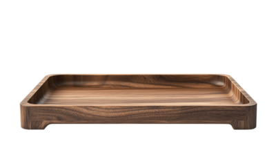 Elegant wooden tray for entryway organization home decor modern aesthetic indoor setting top view functional storage solution