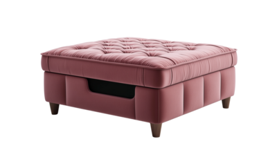 Stylish storage ottoman modern living room furniture design cozy interior top-view smart storage solutions
