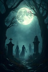 halloween night scene with bats, spooky Halloween background, Dark misty night
Foggy atmosphere, Spooky smoke effect, Haunted mist, Eerie fog, Creepy haze, Ghostly smoke, Dark smoky sky, Halloween mis