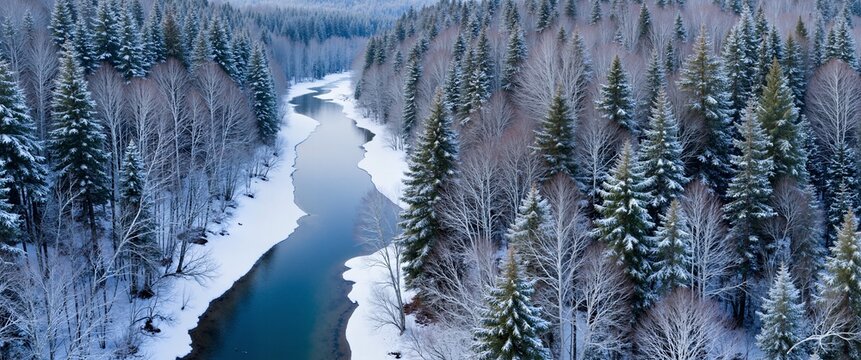 waterfall in the mountains