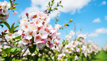 Obraz premium Blooming garden