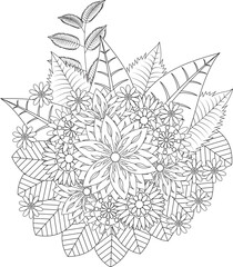 Abstract geometric shapes with vibrant color accents