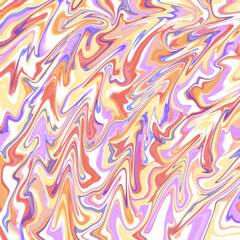 Pastel Peach and Lavender Marble Swirl Abstract Background