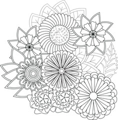 Abstract geometric shapes with color gradients