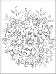 Abstract geometric pattern with vibrant color accents